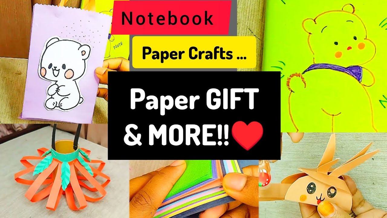 Paper Notes Craft โฅ๏ธNOTEBOOKโขPaper GiftโขWALL HANGING & MORE! ๐ฅฐ/Paper Crafts/Paper ...