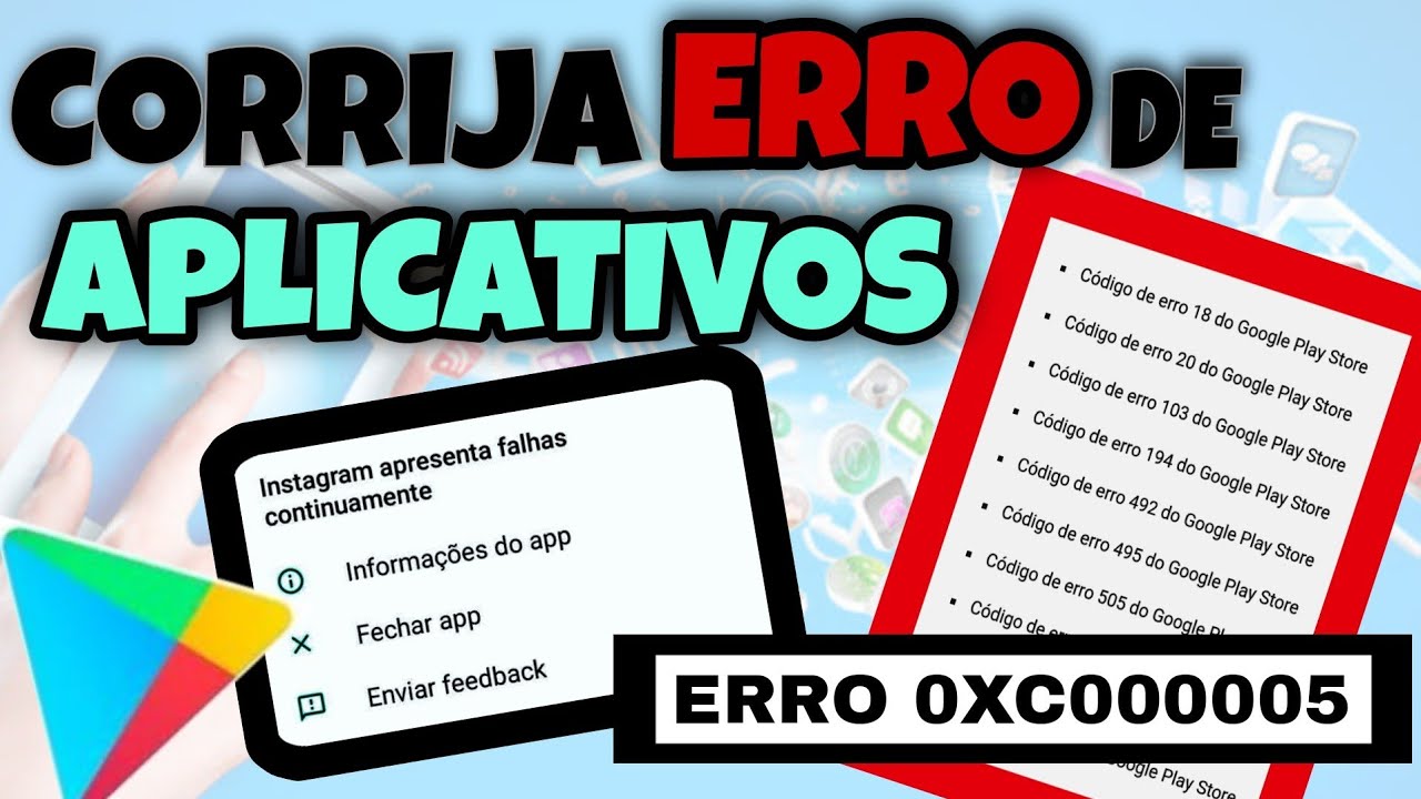 COMO RESOLVER ERRO DE APLICATIVOS DA PLAY STORE - YouTube