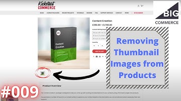 Removing the thumbnail images from a BigCommerce theme product page for sites that don