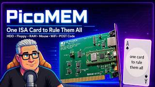 PicoMEM – One ISA Card to Rule Them All (HDD, Floppy, RAM, WiFi & More)