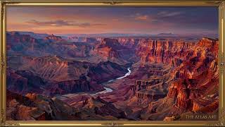 Grand Canyon 4K Live Wallpaper - Arizona Sunset Ambience - 1.5 Hours Museum Masterpiece Art