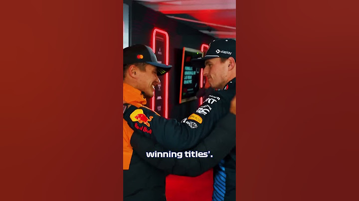 The Respect Between Max & Lando 🥰