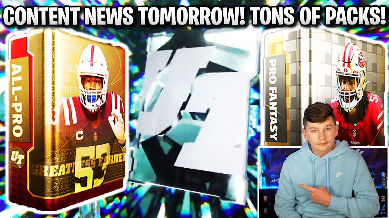 CONTENT NEWS TOMORROW! ALL PRO FANTASY, CLUTCH, AND PRO FANTASY PACKS