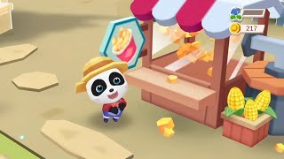 PANDA KIKI MERASA SANGAT SENANG ATAS PENCAPAIAN HASIL LADANGNYA | GAME KARTUN | BABYBUS INDONESIA screenshot 4