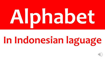 1 - Indonesian Alphabet
