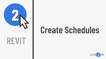 Create Schedules in #Revit