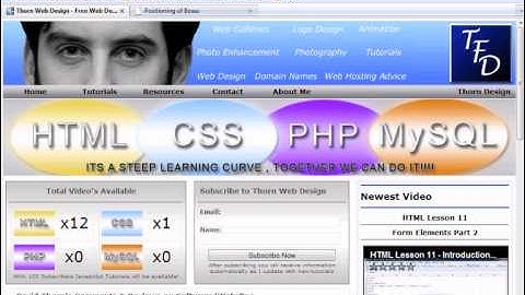 CSS Tutorial 4 - Positioning Boxes