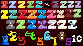 ABC & Counting Song for Toddlers 🎵 Learn Uppercase & Lowercase A to Z | Monster M Transform & Shapes