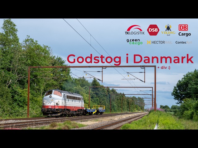 VIKING-Rail MY 1146 + 1833 Cementtog & Contec MY 1134 med koblingsvogne | Godstog i Danmark