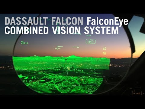 Flying with the Dassault Falcon FalconEye Combined Vision System – AINtv