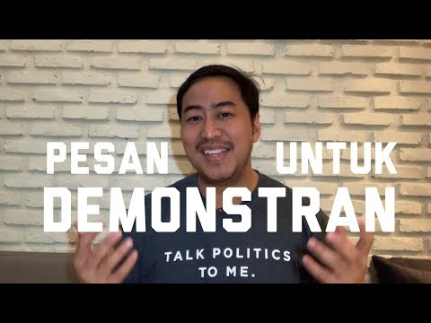 PESAN UNTUK DEMONSTRAN