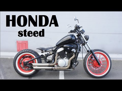 Обзор HONDA Steed 400 | Как я чуть не намотался на колесо.