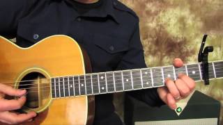 John Denver - Country Roads - Super Easy Beginner Guitar Lessons on Acoustic - How to play