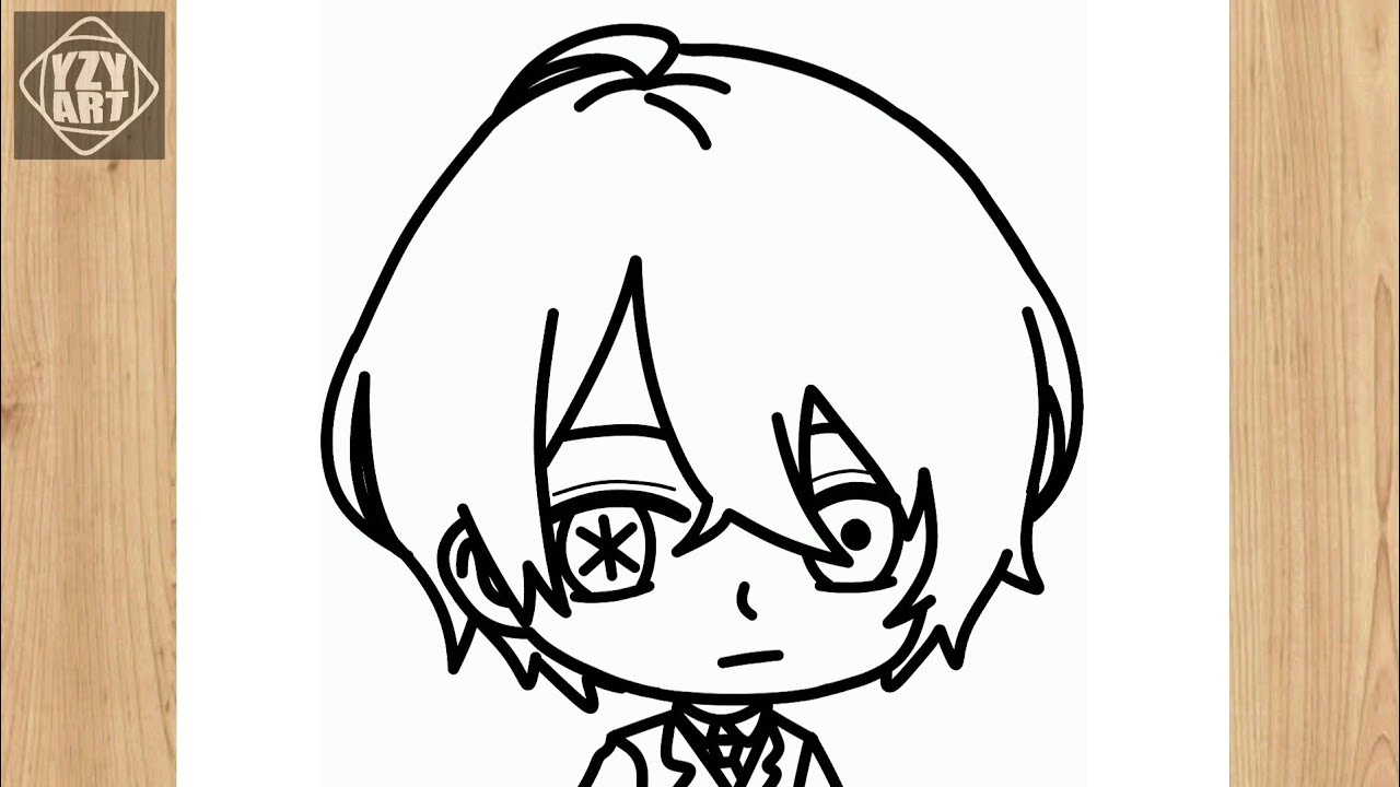 How to Draw AQUA HOSHINO (OshinoKo) Step by Step Tutorial || EASY