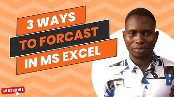 Three Ways To Forecast In Microsoft Excel