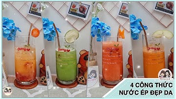 4 LOẠI NƯỚC ÉP TRÁI CÂY GIẢM CÂN VÀ ĐẸP DA |  Top 5 Natural Juices to  Glow Skin | Cherry n Lemon