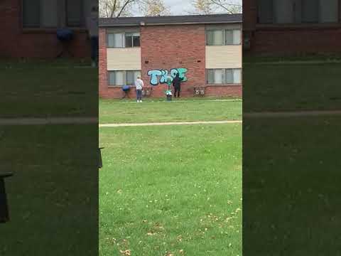 Individuals sought for property damage