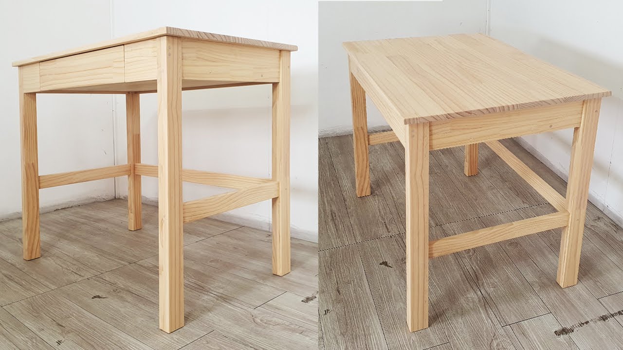 Simple Wood Desk YouTube Simple Wood Desk YouTube