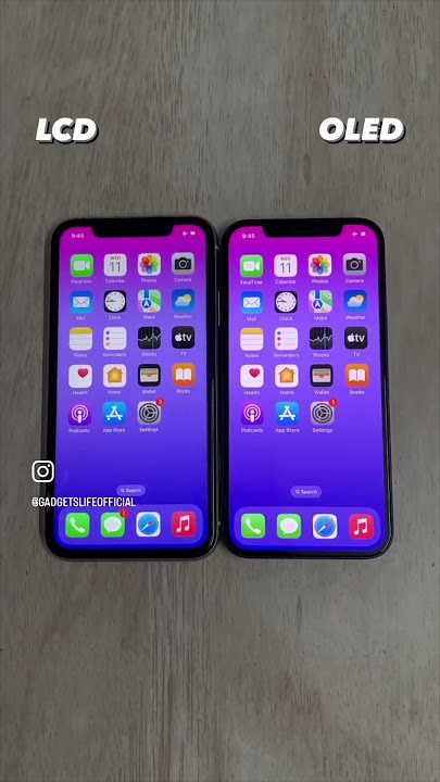 LCD vs OLED Display 🔥 #iphone11  #iphone12