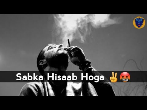 Sabka Hisaab Hoga ✌🤬 | Attitude status 😈 | Bad Boy |whatsapp status | Attitude Shayari| Kashif Gaur