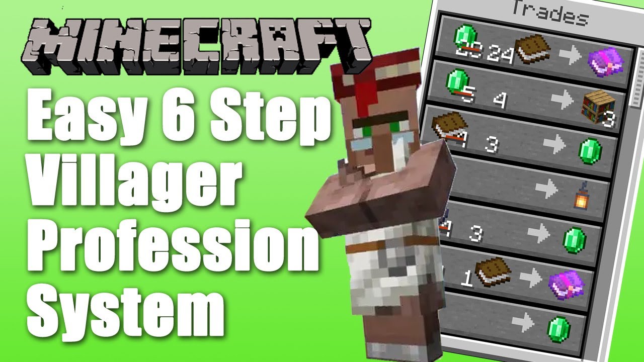 Minecraft 1.17+ VILLAGER ZOMBIFICATION, CONVERSION & PROFESSION SYSTEM