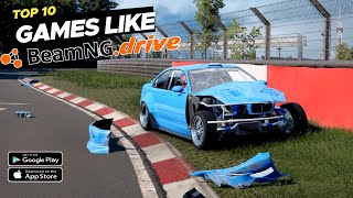 TOP 10 Best Realistic Car Crash Simulator Games like BeamNG Drive for Android & iOS 2024 • Car Games