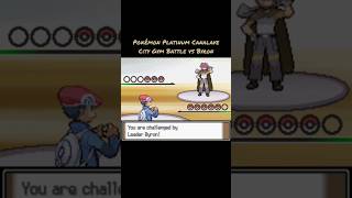 Pokémon Platinum Canalave City Gym Battle vs Byron #pokemonplatinum #pokemon #sinnoh #gaming #fyp