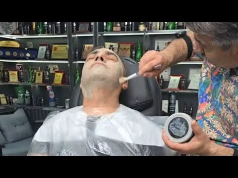 YOUR ASMR SLEEP FRIEND MUNUR ONKAN .HAIR AND BEARD TRIMMING, BACK AND SEAT MASSAGE AND SKIN CARE