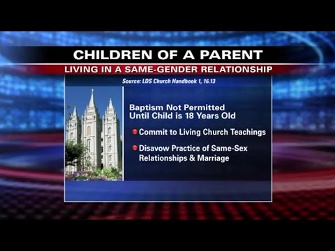 LDS Church makes same-sex couples apostates, excludes their children from membership