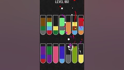 Water Sort Puzzle   level 861 Mobile Cell Phone Game Walkthrough Android / Apple