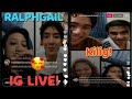 RALPH AT GAIL MULING NAGKAUSAP SA IG LIVE | RUSSU MIKA AT CRISMAR PANAY TUKSO SA KANILA