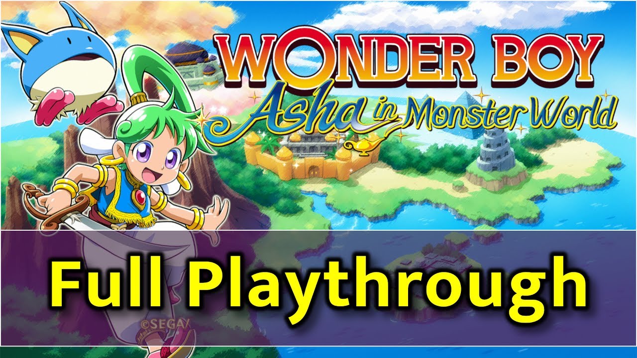 Wonder Boy: Asha in Monster World - Full Game Playthrough - YouTube