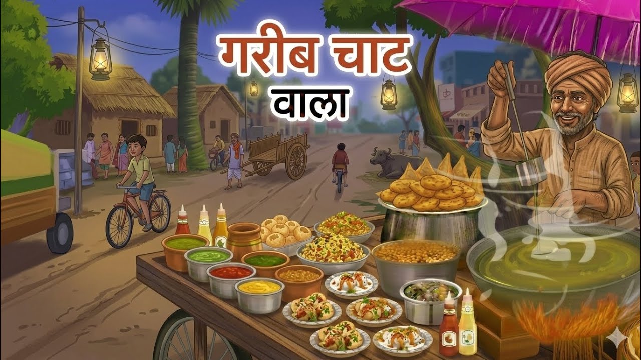 गरीब चाट वाला | Garib chat Wale Ki Kahani | Hindi Moral Story | Bedtime Stories