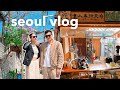 Spring in korea  cute seoul neighborhood cat bookstore  traditional korean desserts  vlog