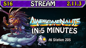 Awesomenauts in 5 minutes | Awesomenauts 2.10 Full Match, Season 16