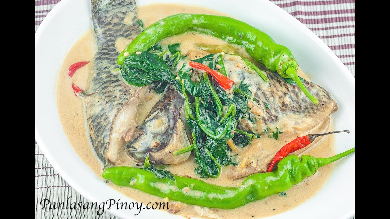 Ginataang Tilapia (Tilapia Cooked in Coconut Milk) | Panlasang Pinoy