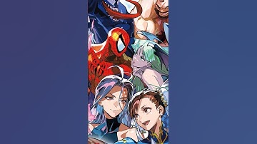 My mains are back 🕸️😈 #mvc #marvelvscapcom #marvelvscapcom2 #morriganaensland #spiderman