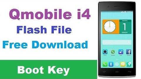 Q Mobile i4 flash file free Download CM2 SPD Boot Key Flash file 100%Tested