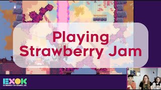 EXOK team plays Celeste mod "Strawberry Jam" screenshot 2