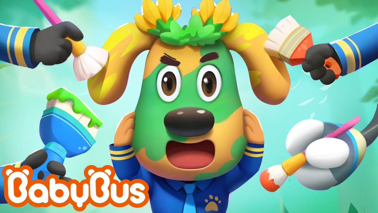 Học cách ngụy trang | Hoạt hình cảnh sát trưởng Labrador | BabyBus