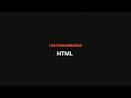 Le language HTML