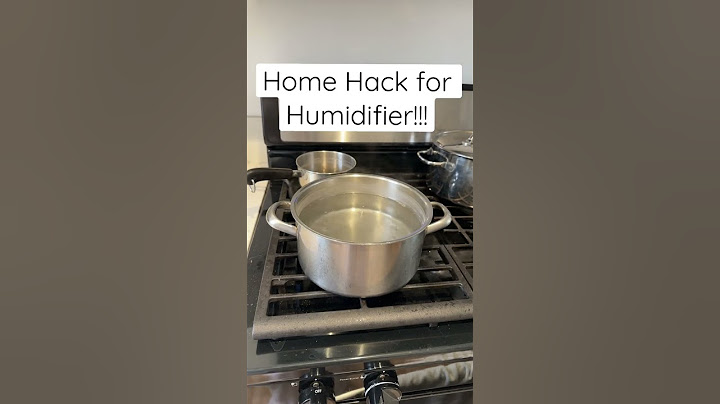 Home Hack for Humidifier. This actually helps warm up you home too. #humidifier #homemade #babies