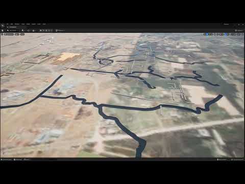 Water channels around Puma Punku