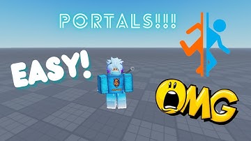 How to make a portal in roblox studio