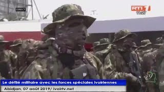 Défilé des Forces spéciales ivoiriennes à la fête nationale 2019