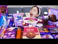 [Mukbang ASMR] 편의점 음식 💜 쌀국수 아이스크림 초콜릿 디저트 핫바 젤리 먹방 Korean Convenience Store Food Eatingshow Ssoyoung