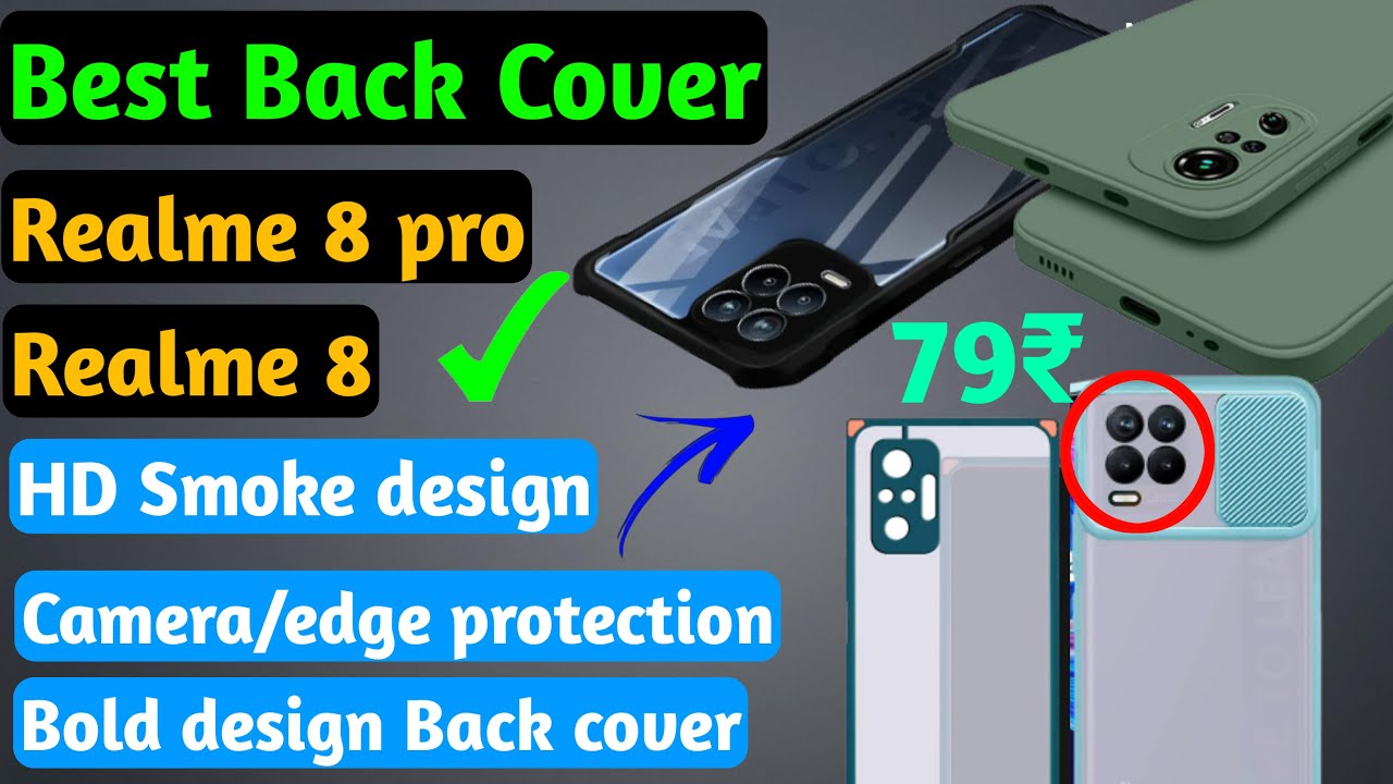 Best Back Cover For Realme 8 pro Realme 8/ pro Case Cover YouTube