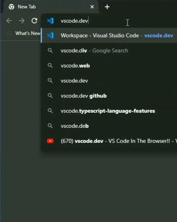 open vscode in browser #Shorts #vscode - YouTube
