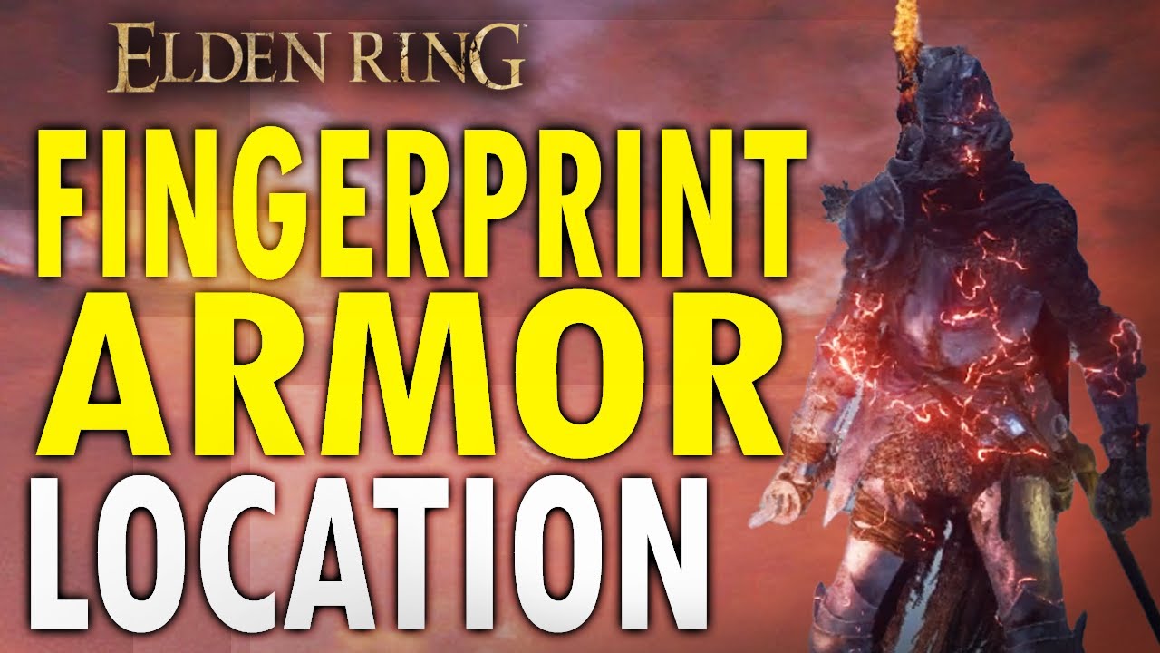 Elden Ring HOW TO GET FINGERPRINT LEGENDARY ARMOR - Great for Samurai ...