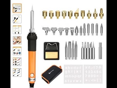 Kit Pirograbador de Madera SREMTCH 60W, 40 in 1 Temperatura